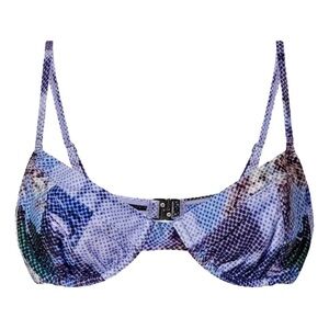 Miaou NWT Bambi Bikini Top in Memoirs, size XL